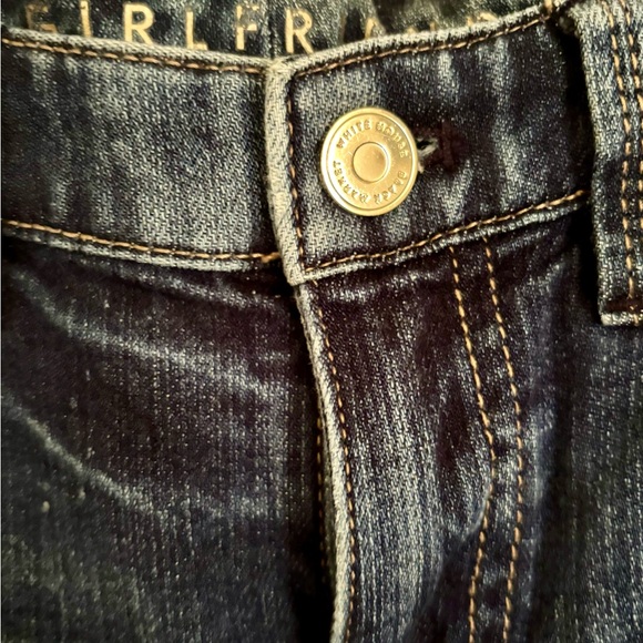 WHBM Distressed Girlfriend Jeans - Picture 7 of 8